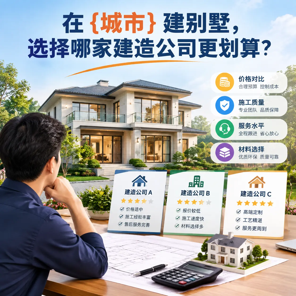 在 花溪 建别墅,选择哪家建造公司更划算?