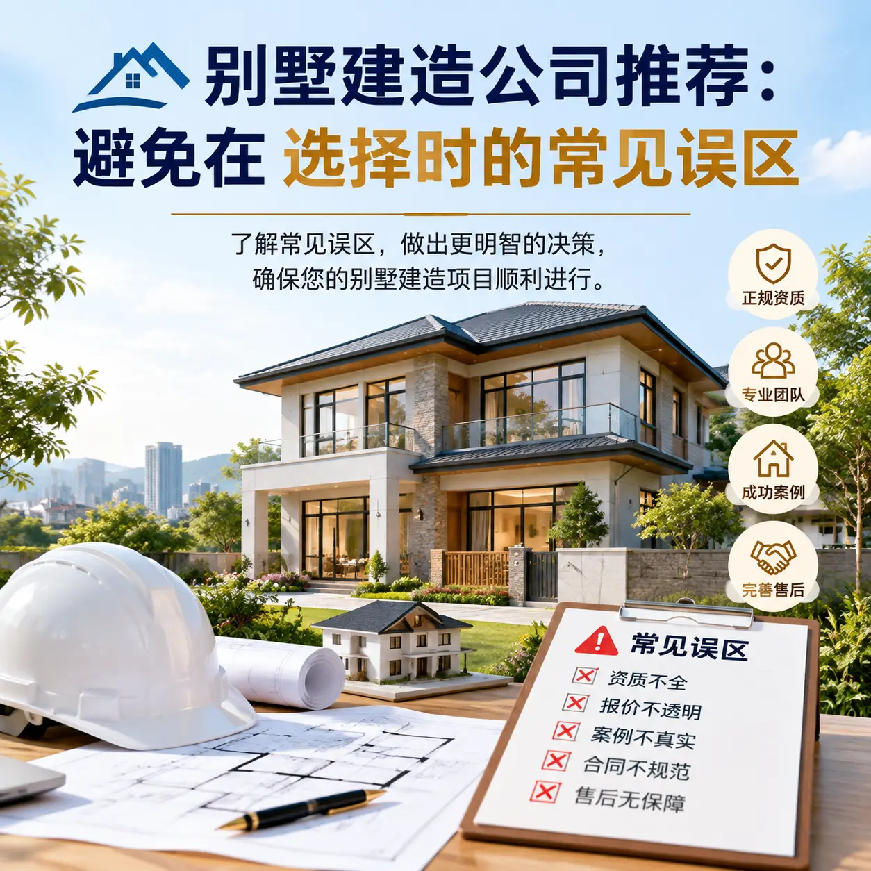 别墅建造公司推荐：避免在 花溪 选择时的常见误区
