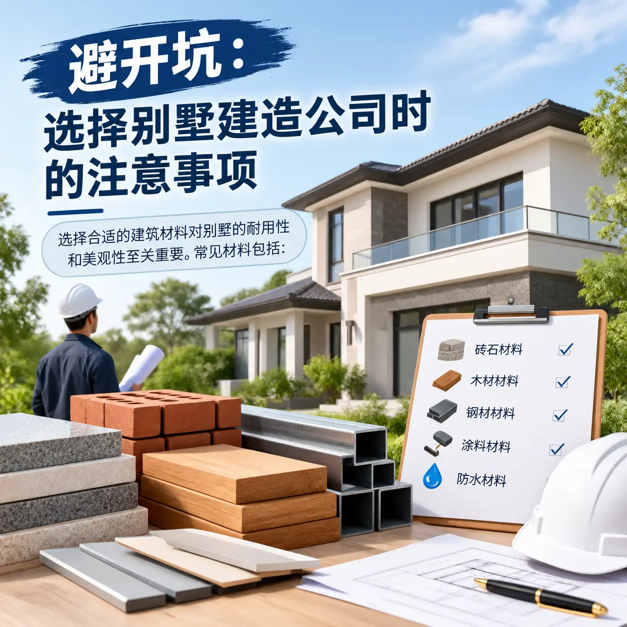 避开坑：选择 花溪 别墅建造公司时的注意事项