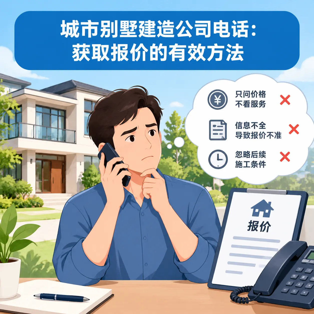 花溪别墅建造公司电话：获取报价的有效方法